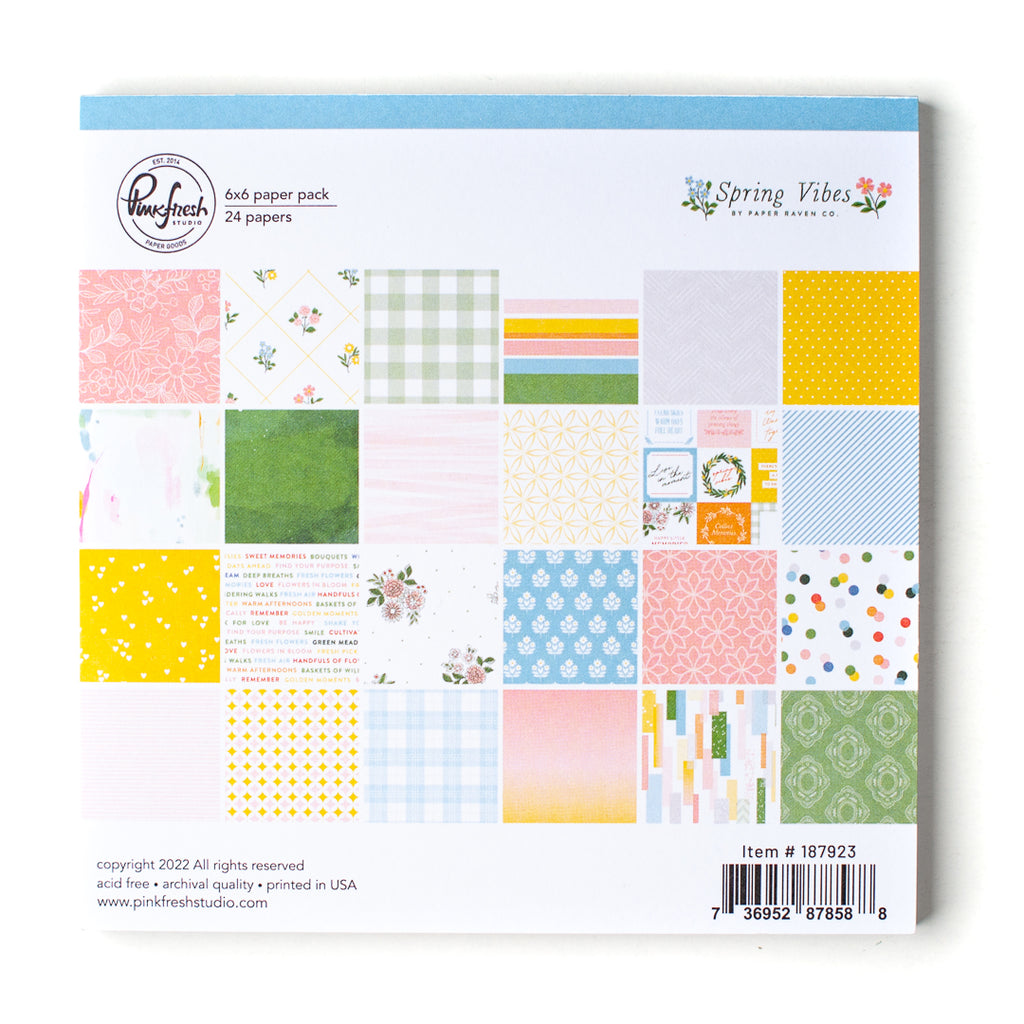 Spring Vibes: 6 x 6 paper pack