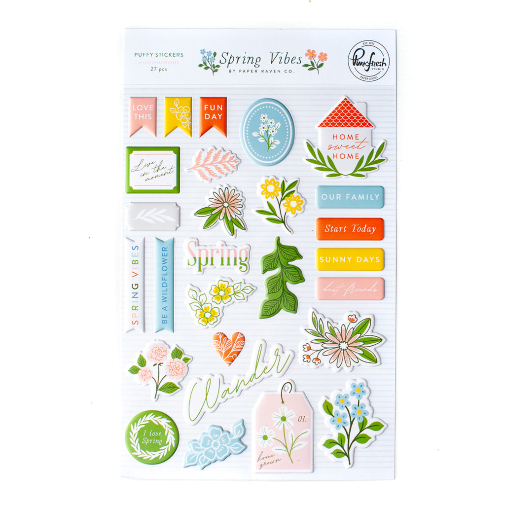 Spring Vibes: Puffy Stickers