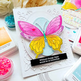 Butterflies layering stencil set