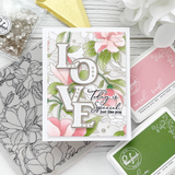 Magnolia Pattern cling stamp
