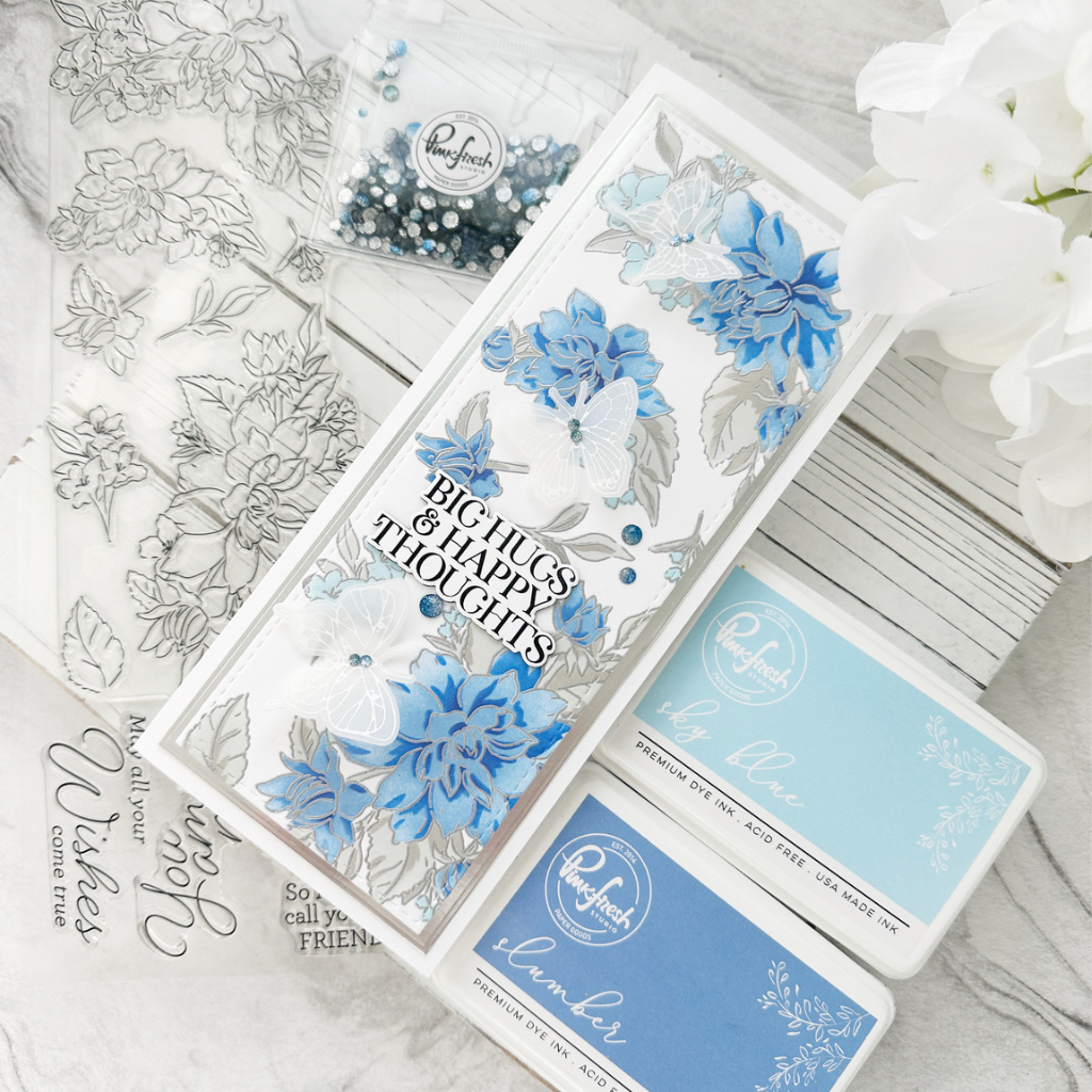 Artistic Dahlia stamp – Pinkfresh Studio