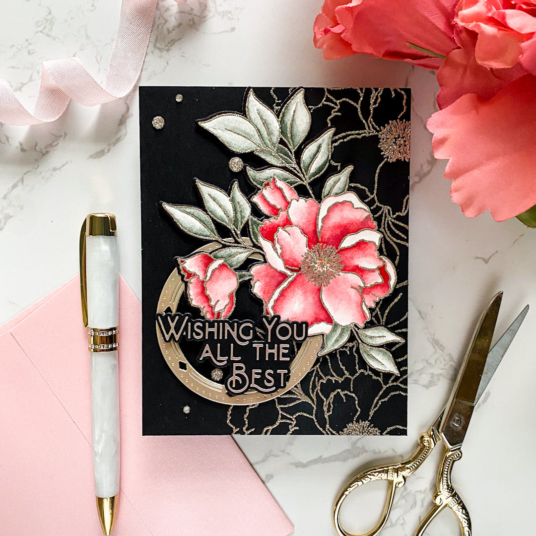 Wonderful Sentiments hot foil – Pinkfresh Studio