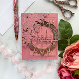 Fancy Rose Bunch stamp