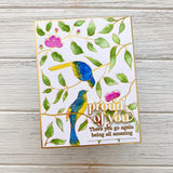 Songbirds on Branches hot foil
