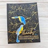 Songbirds on Branches hot foil