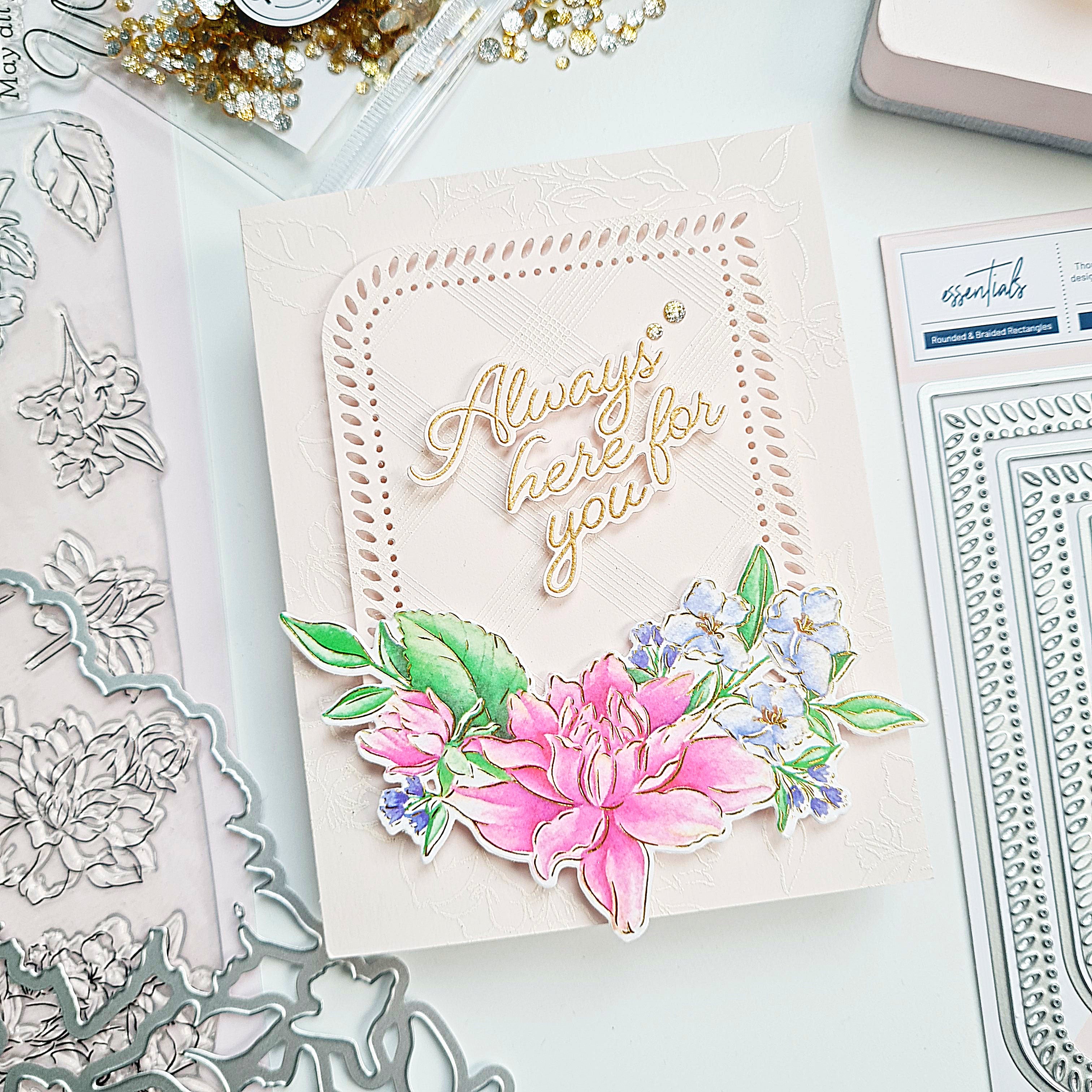 Artistic Dahlia washi – Pinkfresh Studio