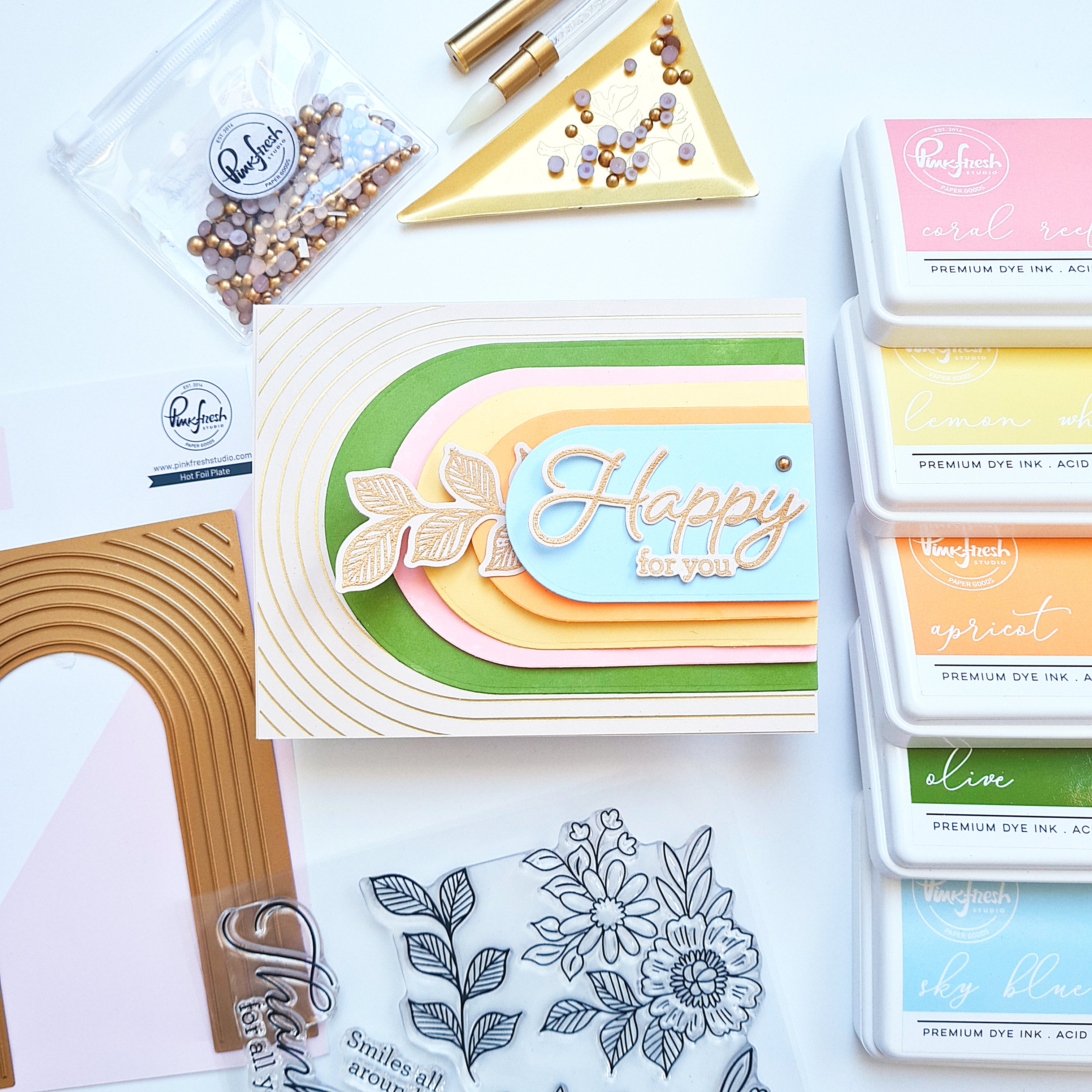 Happy for You stamp – Pinkfresh Studio