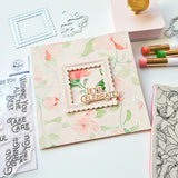 Magnolia Pattern cling stamp