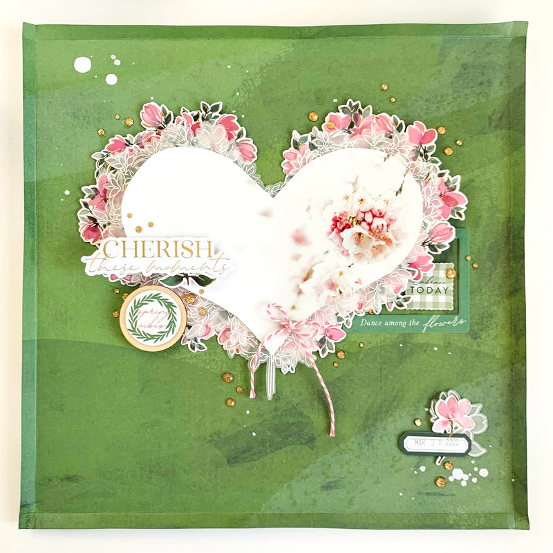 Artistic Magnolias stamp
