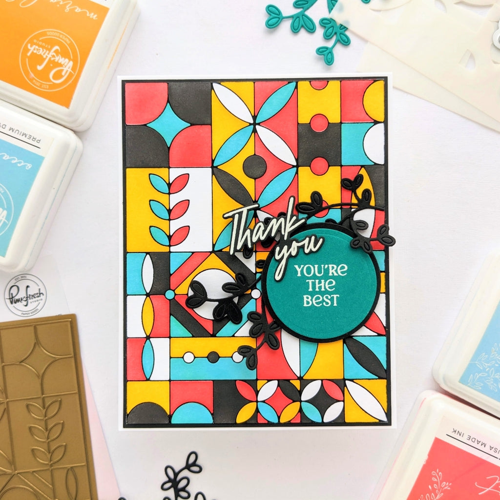 Pinkfresh Studio - Hot Foil Plates - Best Wishes