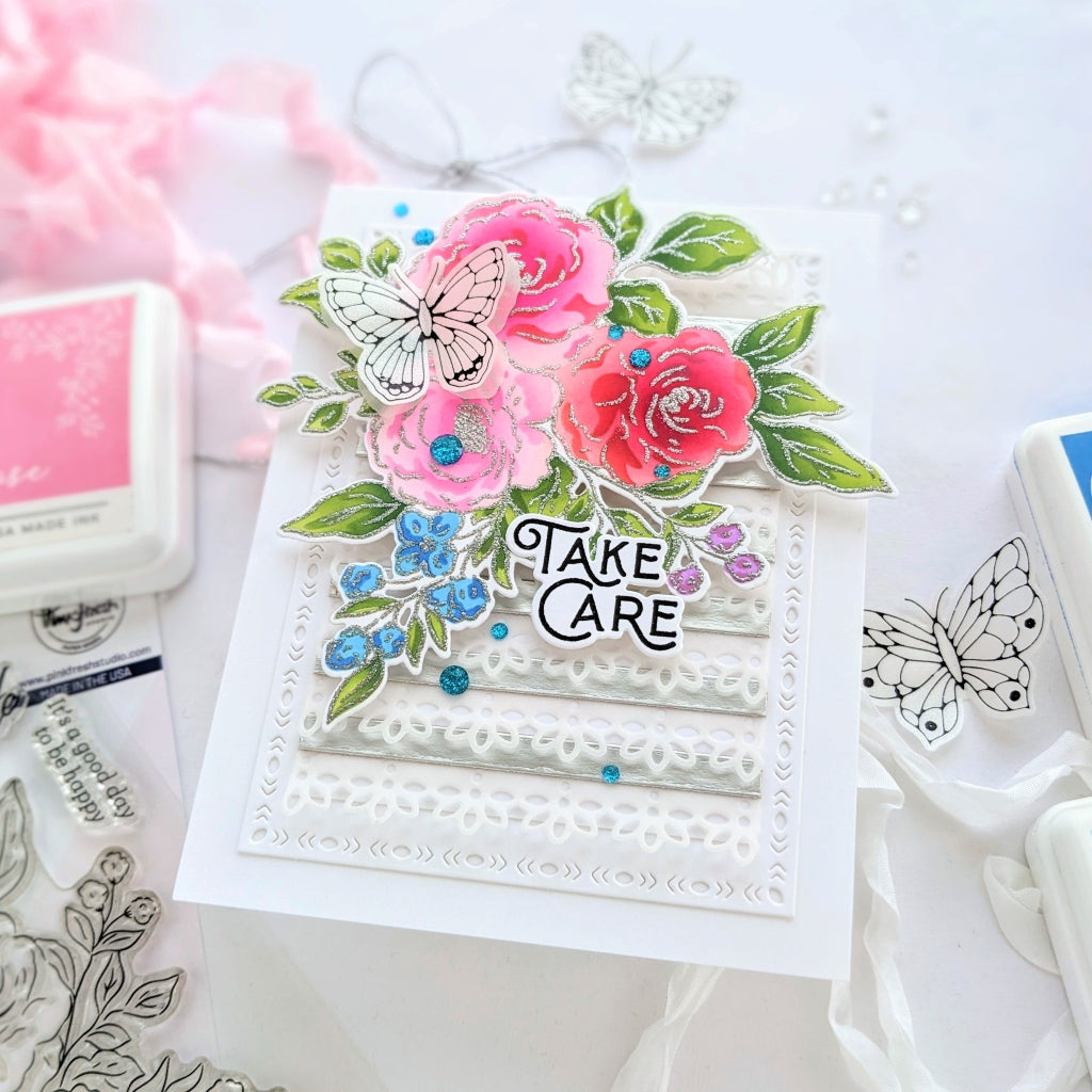 Floral Trio die – Pinkfresh Studio