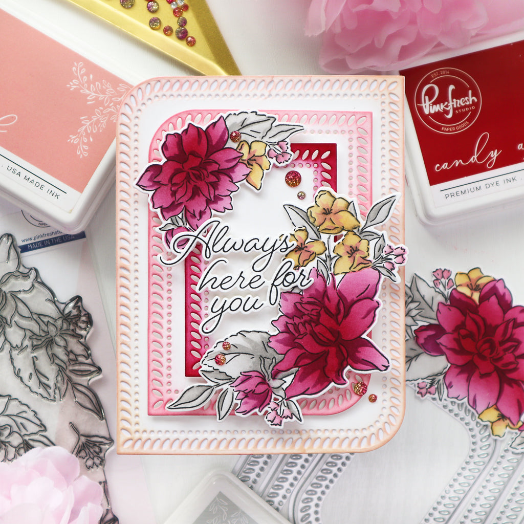 Artistic Dahlia stamp