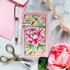 Blooming Peony stamp