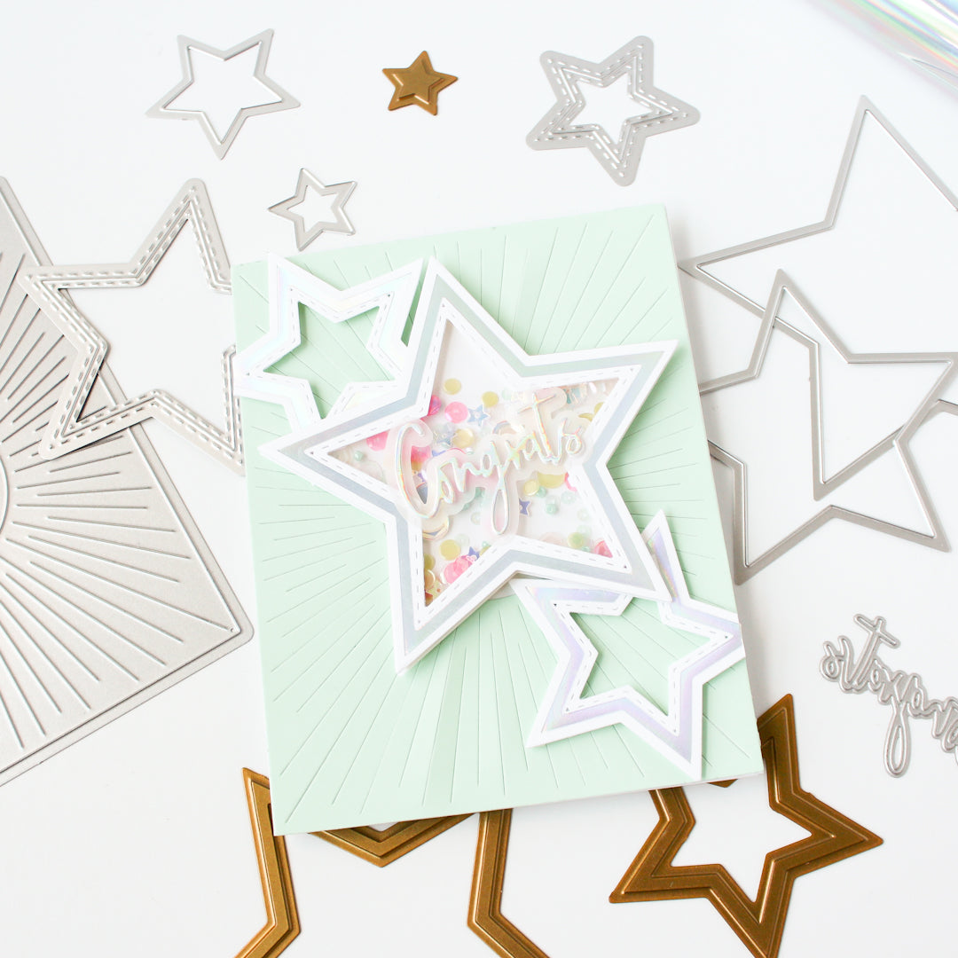Essentials Shaker Stars die set