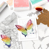 Butterflies layering stencil set