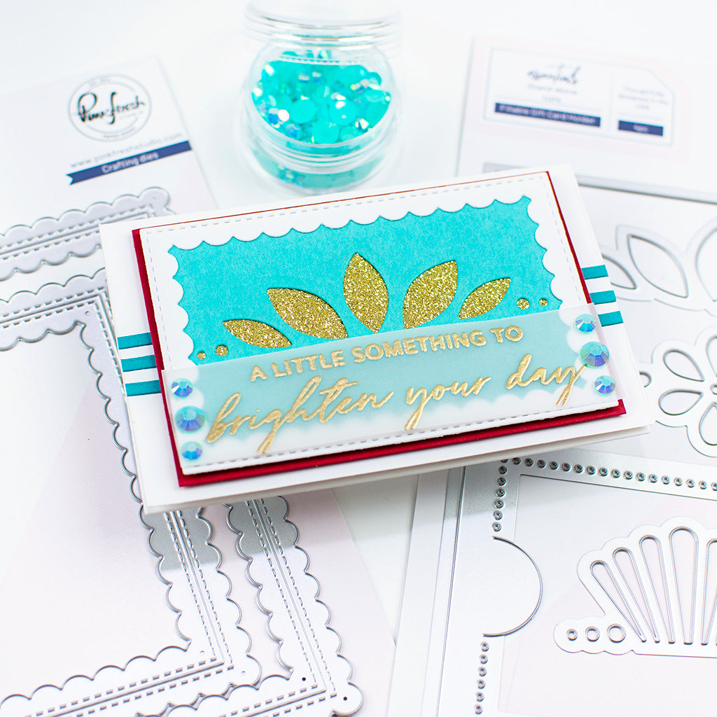 Essentials: Stitched Scallop Rectangles Die Set