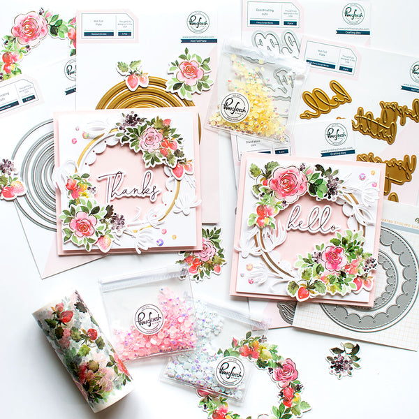 Solid Hot Foil Plate Pinkfresh Studio