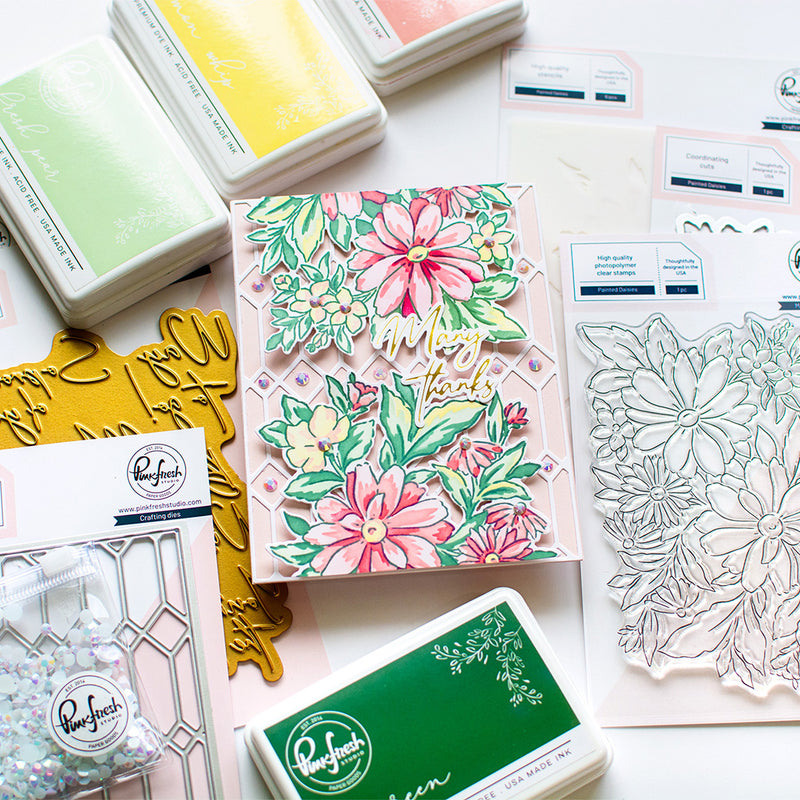 Painted Daisies stamp