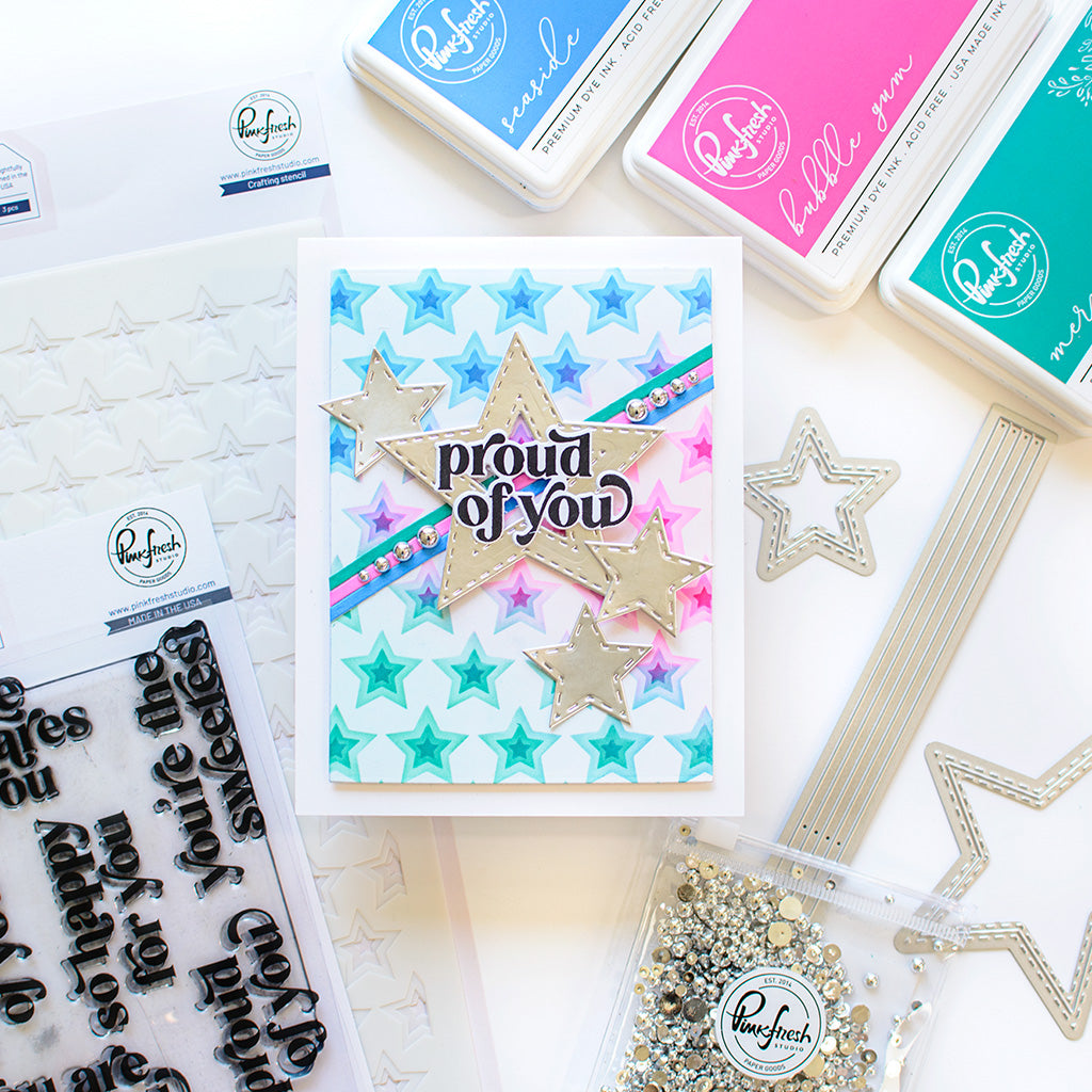 Essentials Shaker Stars die set – Pinkfresh Studio