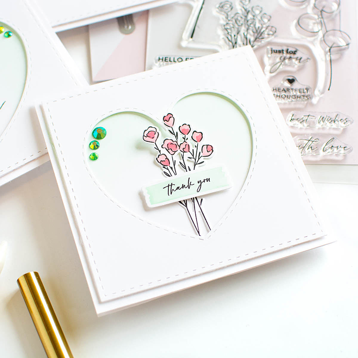 With Love stamp – Pinkfresh Studio