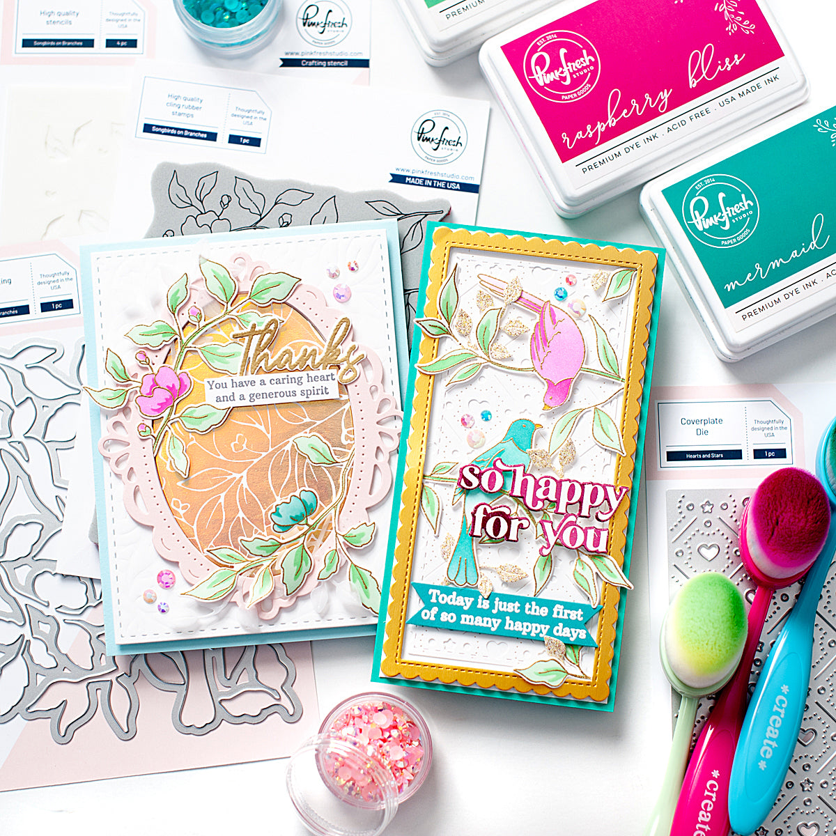 Solid Hot Foil Plate – Pinkfresh Studio