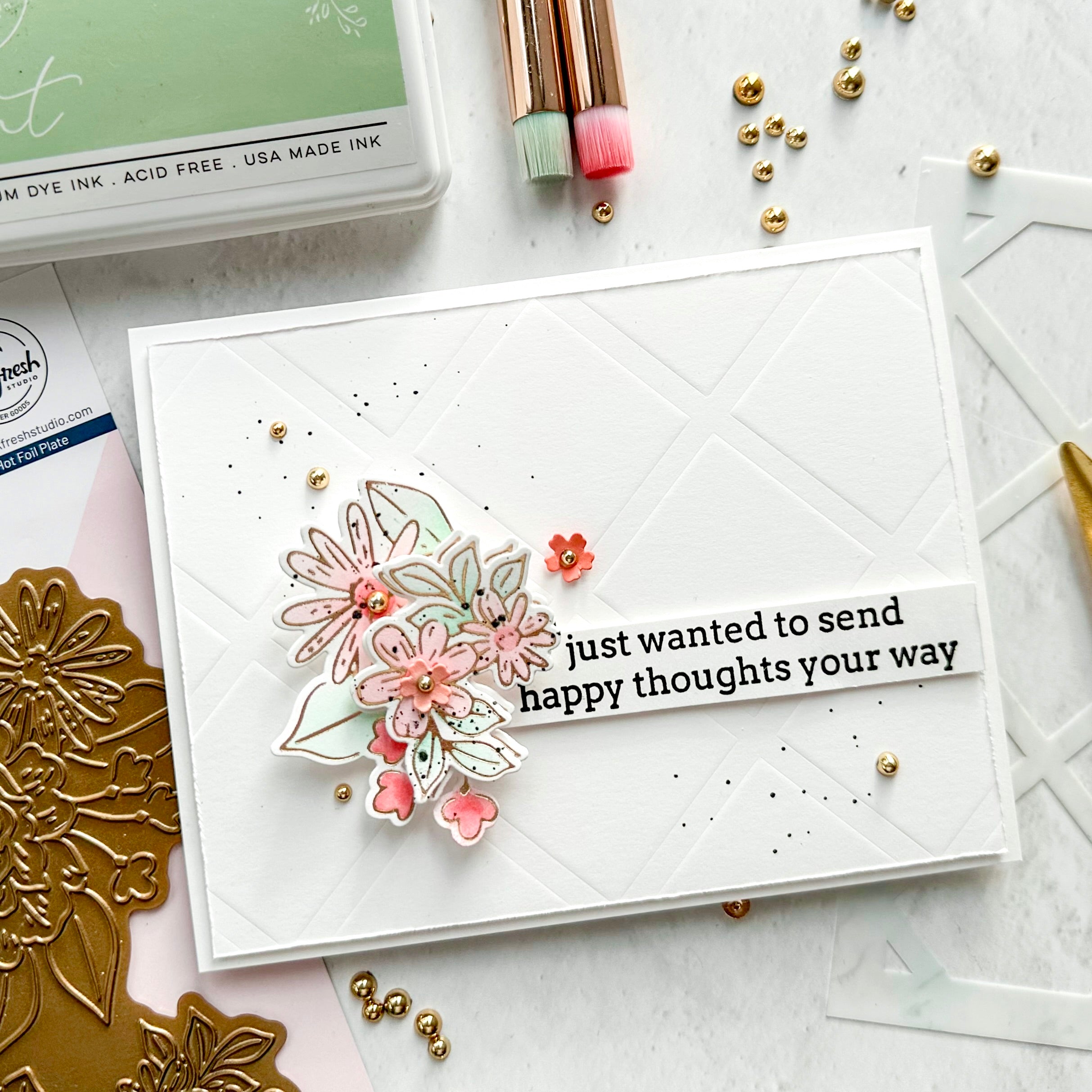 Dreamy Florals stencil