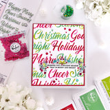 Brushed Sentiments Holiday stencils