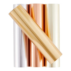 Glimmer Hot Foil 4 Rolls - Satin Metallics Variety Pack