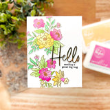 Happy Blooms Floral stamp set
