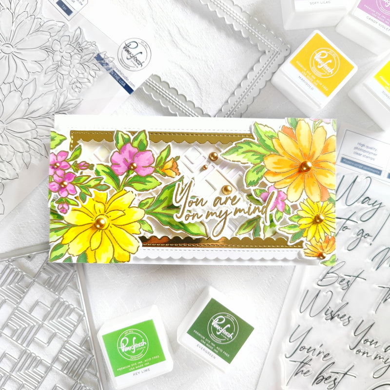 Painted Daisies stamp