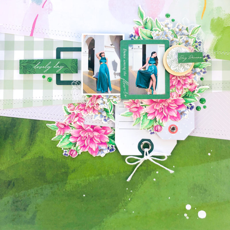 Artistic Dahlia washi