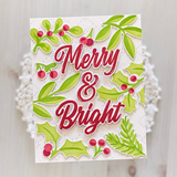 Brushed Sentiments Holiday stamp