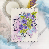 Indigo Roses stamp