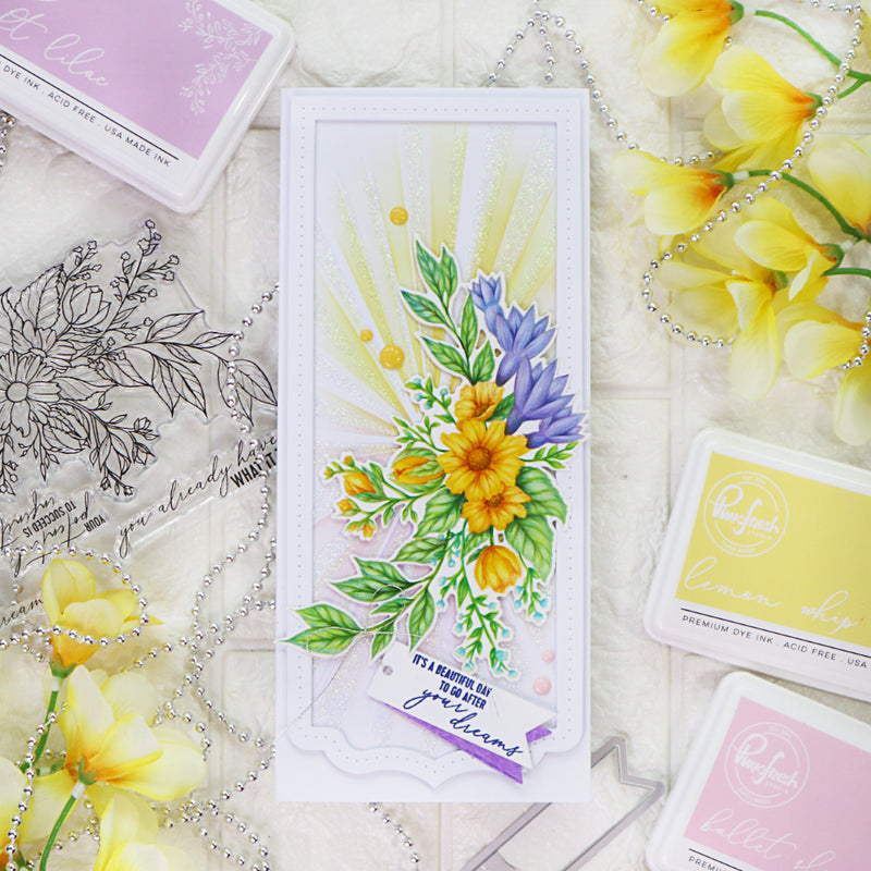 Slimline Layered Starburst layering stencil set