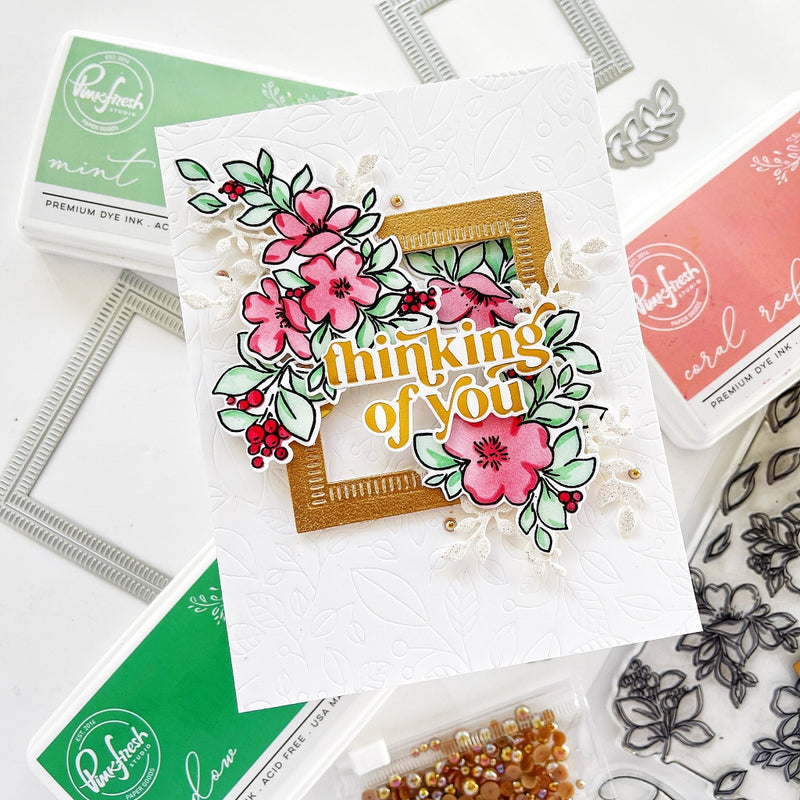 Essentials: Blanket Stitched Square die set