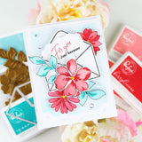 Floral Envelope stamp