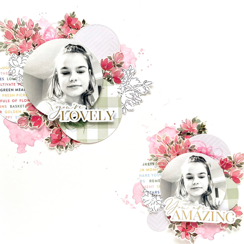 Artistic Magnolias stamp