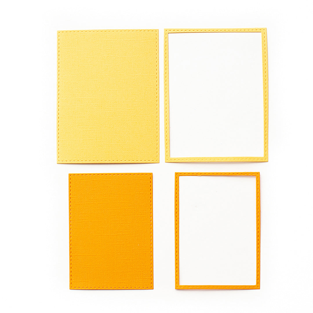 Essentials: Stitched rectangles die set