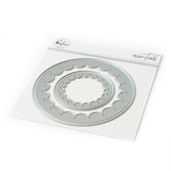 Essentials: Inverted stitched scallop circle die set