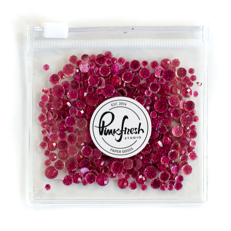 Glitter Drops: Magenta