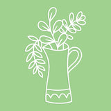 Greenery Vase Cut File
