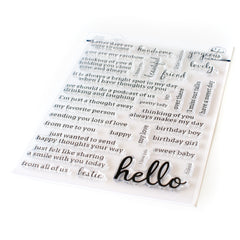 Simply Sentiments - Hello stamp set