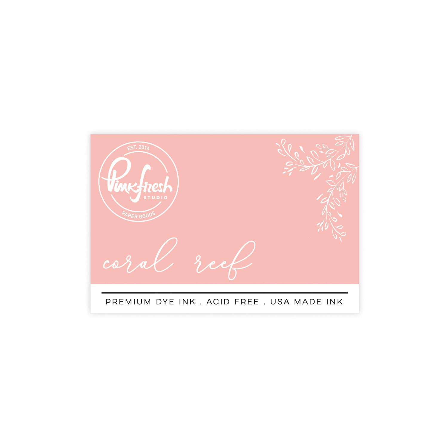 Premium Dye Ink Pad : Coral Reef