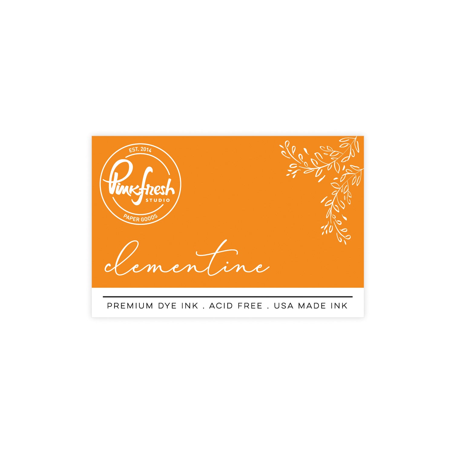 Premium Dye Ink Pad : Clementine