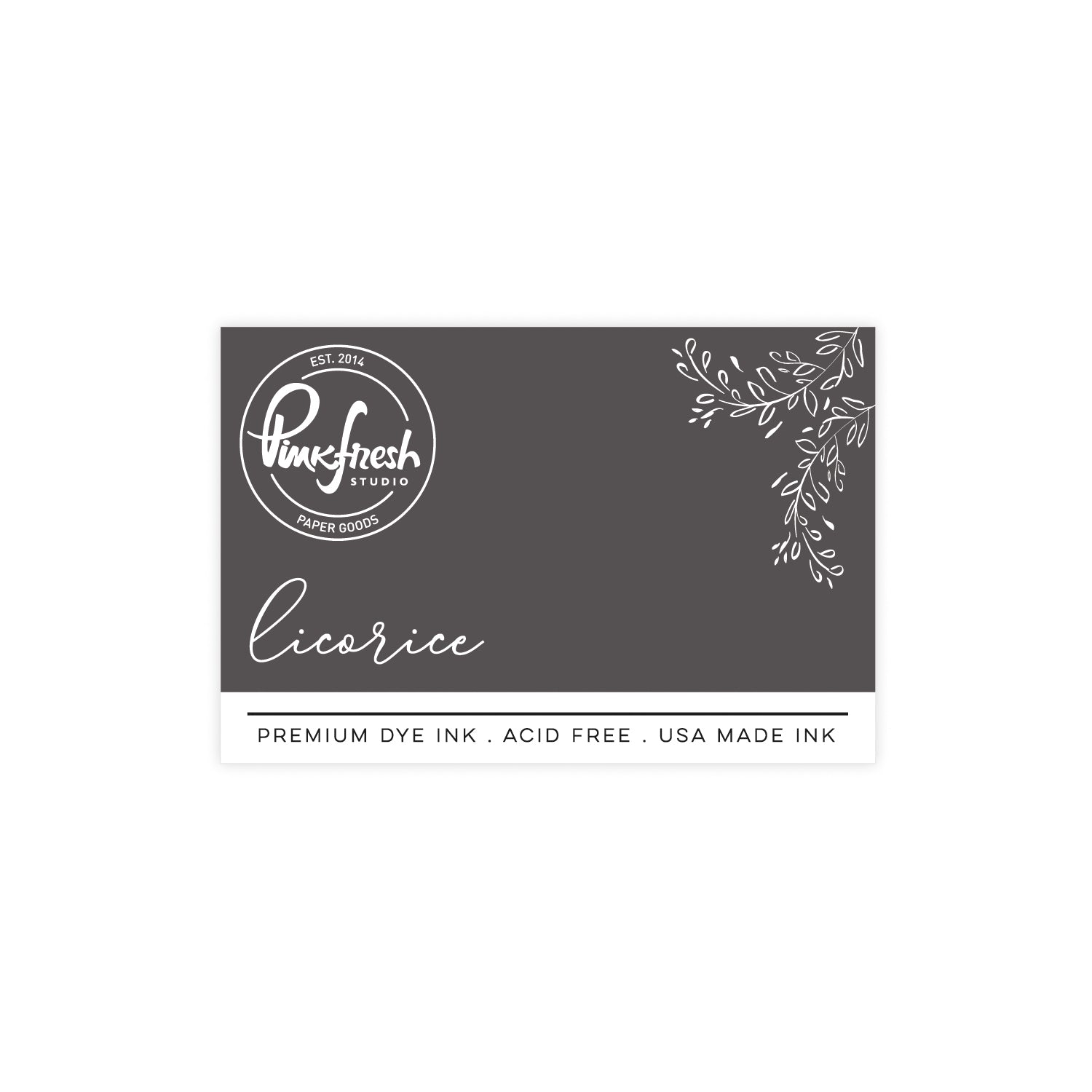 Premium Dye Ink Pad : Licorice
