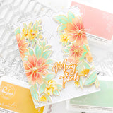 Painted Daisies layering stencil