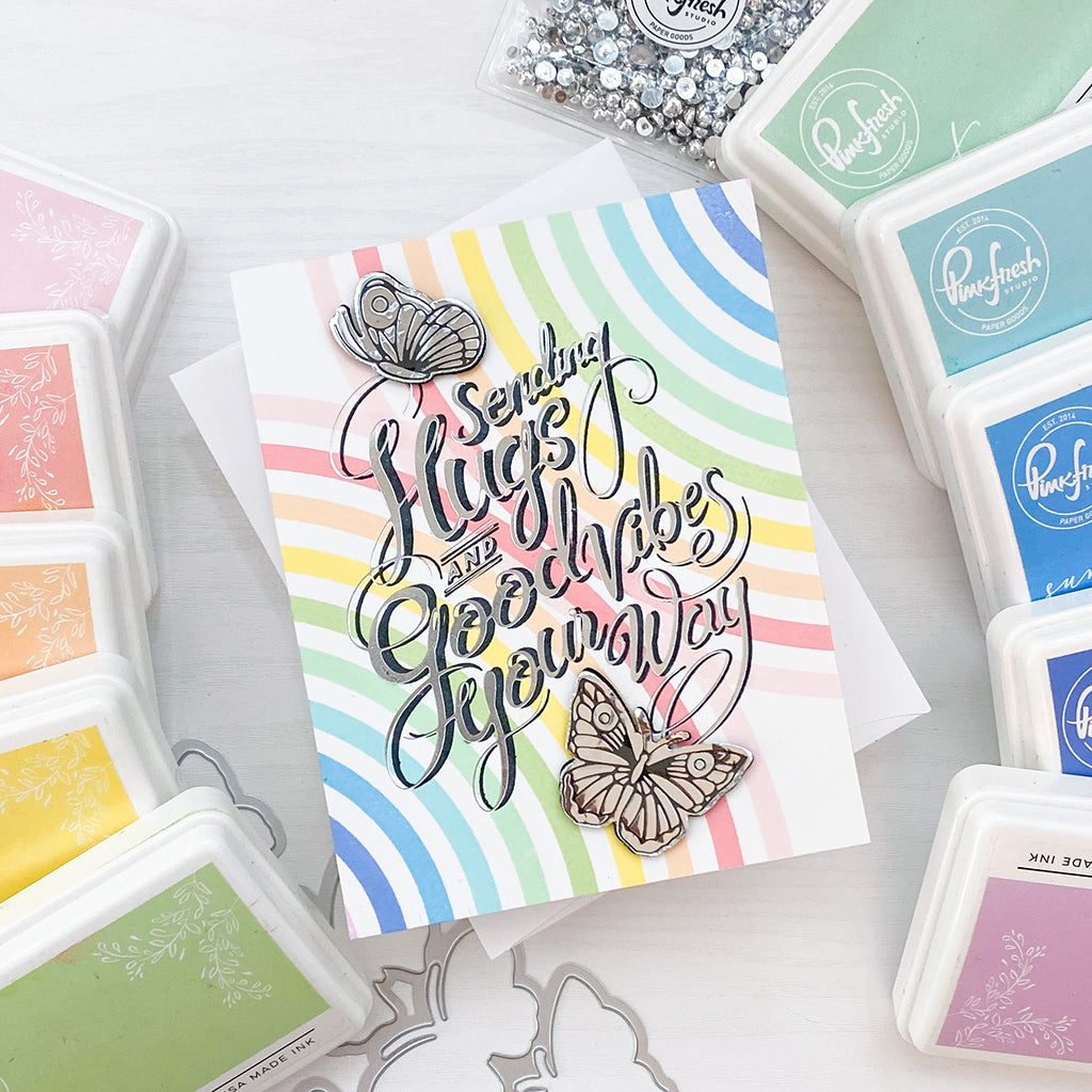Pinkfresh Studio - Hot Foil Plates - Best Wishes