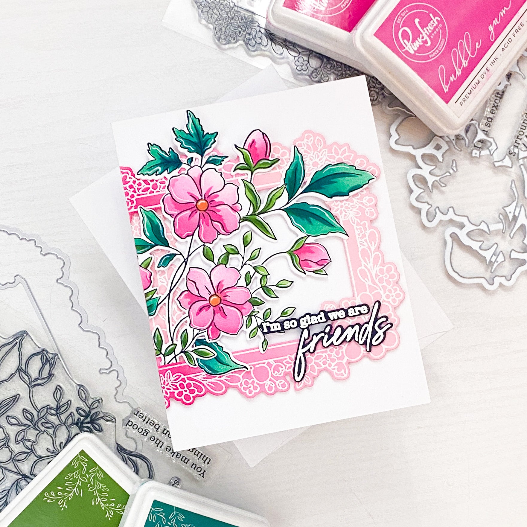 Beyond Measure stamp – Pinkfresh Studio
