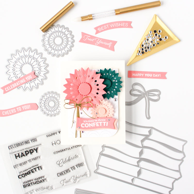 Basic Banners: Celebrate stamp