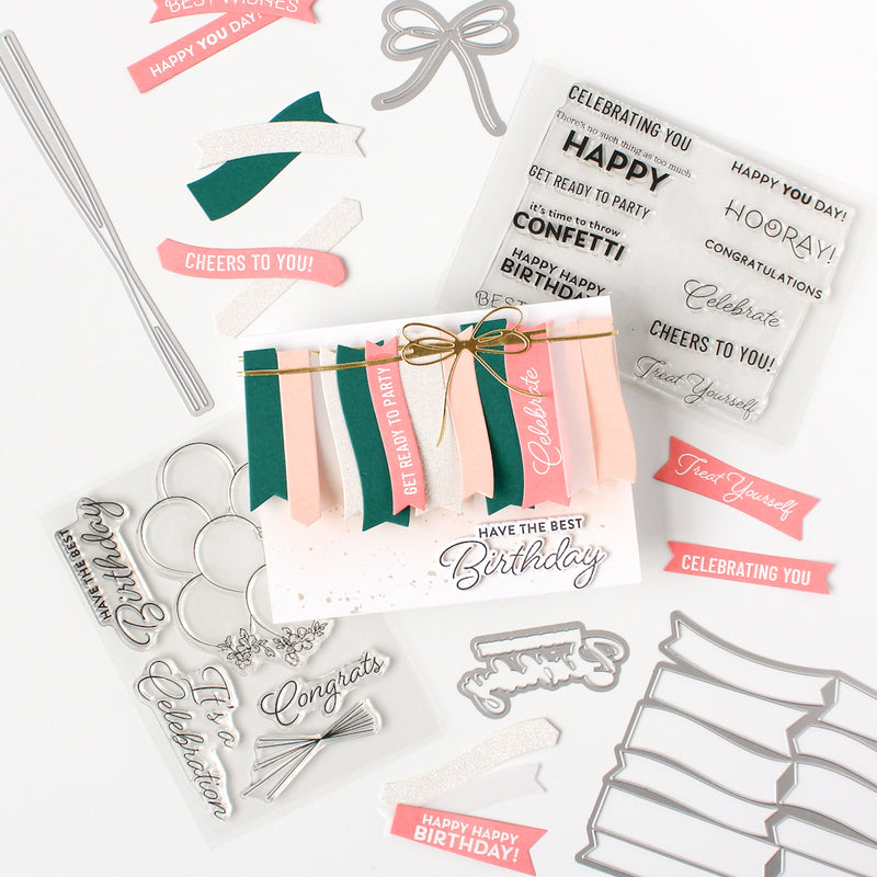 Basic Banners: Celebrate stamp